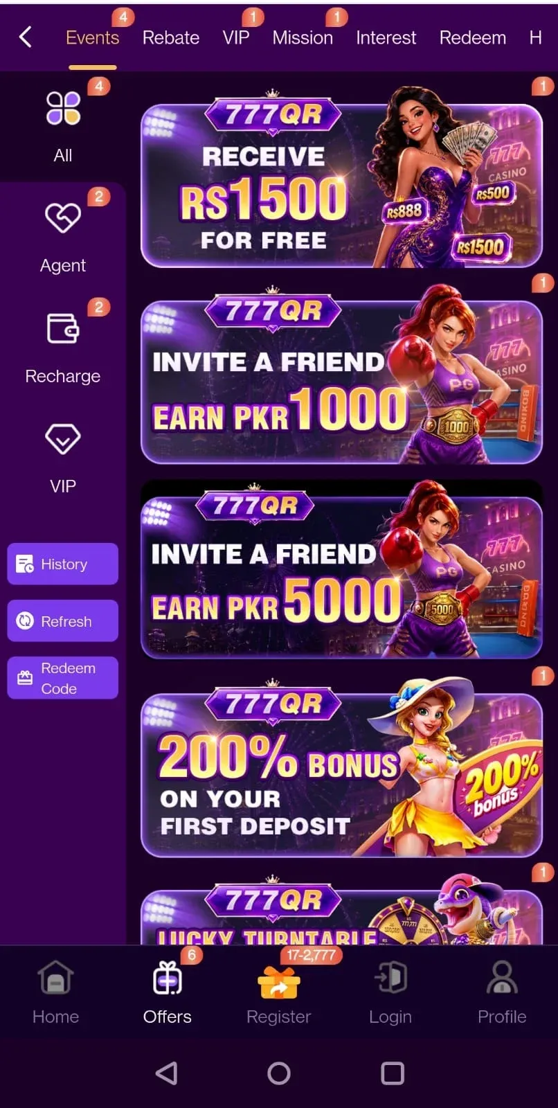 777QR Game