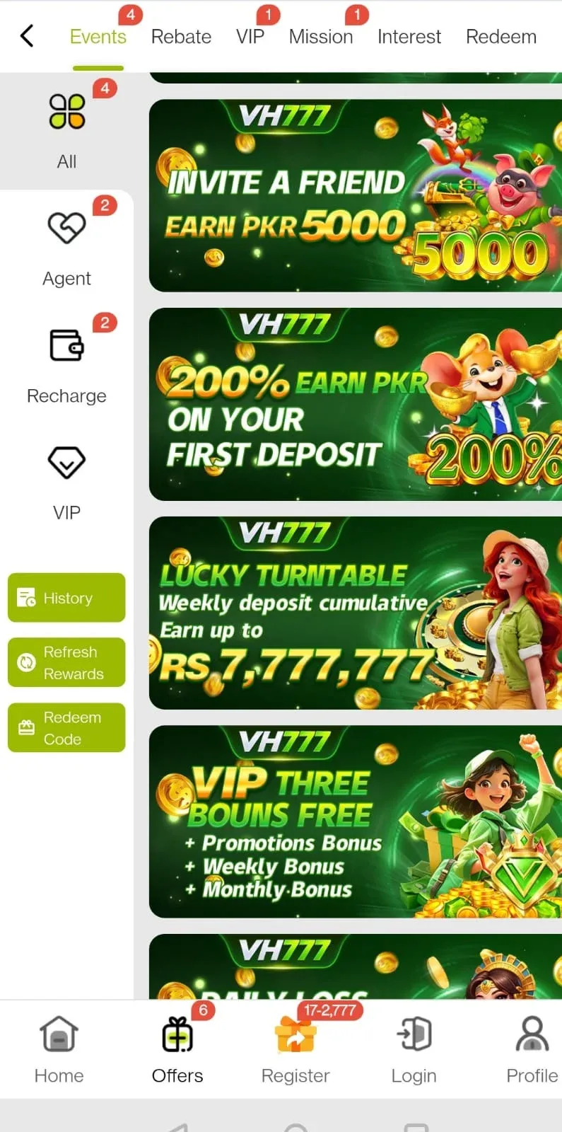 VH777 Game